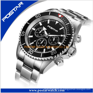 Reloj mecánico de los hombres del reloj Reloj masculino del acero inoxidable